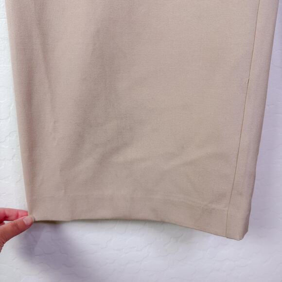 Vince Camuto Elastic Waist Wide Leg Dress Pants Trousers Oxford Tan Size 16 NWT - Picture 4 of 9